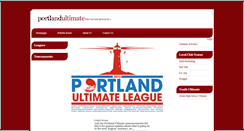 Desktop Screenshot of portlandultimate.com